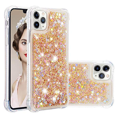 Coque iPhone 11 Pro paillettes flottantes pour briller en soirée