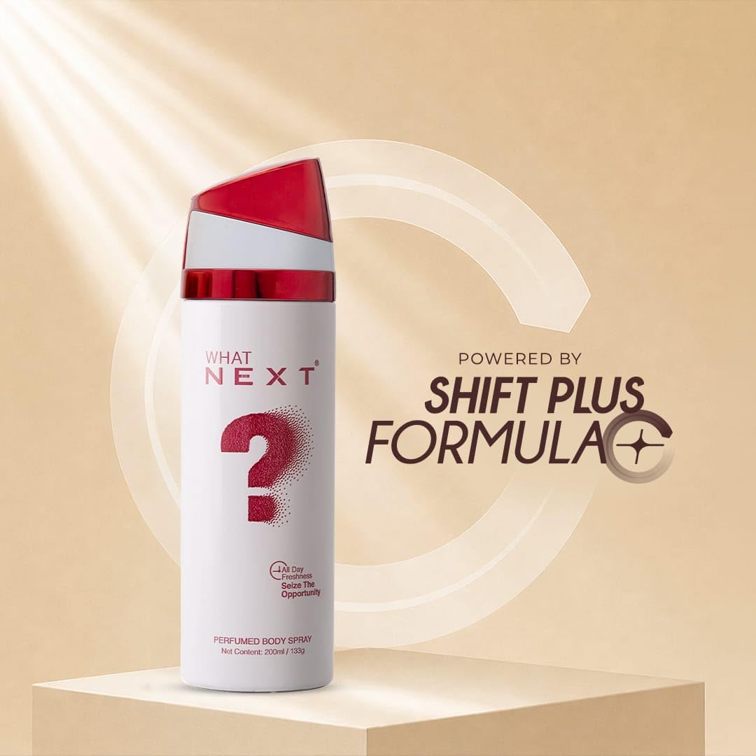 Next Care What Body Spray for Men & Women | Long Lasting Deodorant Spray | Unisex Fragrance Body Spray | 200ml Each (Pack of 2) 1