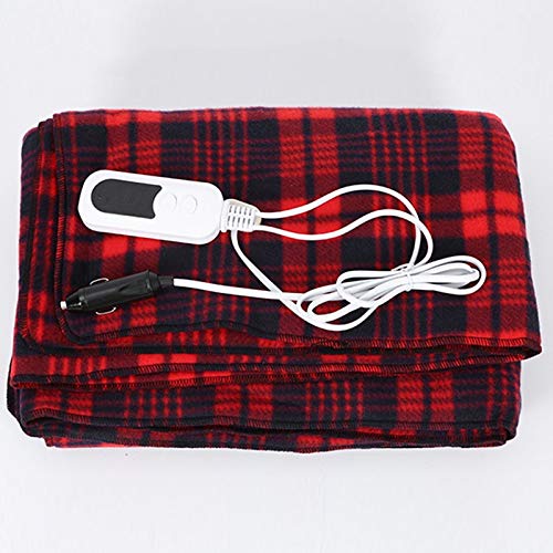 ZTBH Manta portátil Caliente Manta con calefacción con calefacción de 12V, calefacción Segura Manta eléctrica for automóviles, USB Manta de calefacción eléctrica, Ideal for el Clima frío. Manta