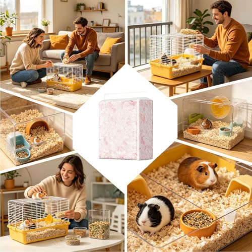 Litière pour hamster sans odeur en papier souple isolant Generico - 5