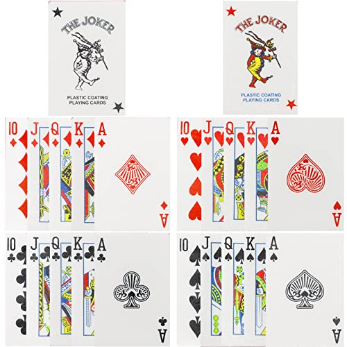 Morofme Edible Poker Cake Toppers 22Pcs Playing Cards Cake Decoration Edible Casino Cupcake Toppers Edible Wafer Playing Card Game Cake Decoration For Vegas Casino Night Party Supplies #TOP25