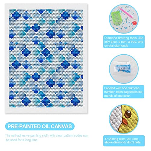 Beautiful Moroccan Style Diamond Art Painting Round Full Drill Picture For Wall Home Bedroom Decoration (Whithout Frame) #TOP2