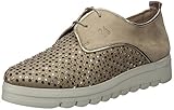  24 HORAS 23574, Zapatos de Cordones Oxford para Mujer, Beige (Taupe 10), 37 EU