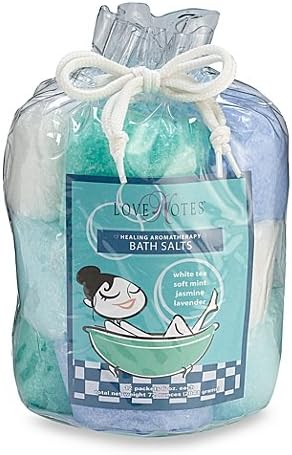 Love Notes Healing Aromatherapy "Cool" Bath Salts Tote