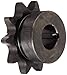 Browning H8010X 1 3/16 Finished Bore Roller Chain Sprocket, Single Strand, Steel, Hardened Teeth, 10 Teeth