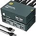 Produktbild HDMI KVM Switch Dual Monitor 2 Port 4K, 4K@60Hz,4 USB 2.0,2 PC 2 Monitor Switch,HDMI 2.0,HDCP2.2,KVM Switch 2 Monitore,Umschalter KVM,Mit 4 HDMI und 2 USB Kabel