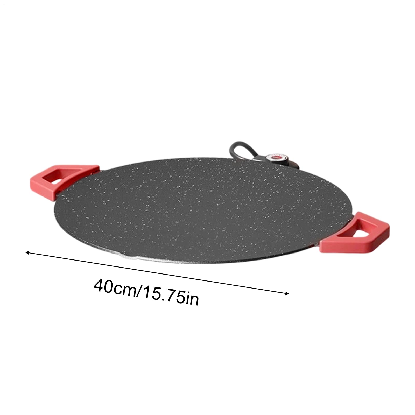 Plancha Eléctrica De Interior Sartén Portátil Antiadherente | Parrilla Eléctrica Con Cepillo De Y Tenazas Para BBQ para Barbacoa de Cocina, Desayuno, Filete, Tortitas, Hamburguesas y