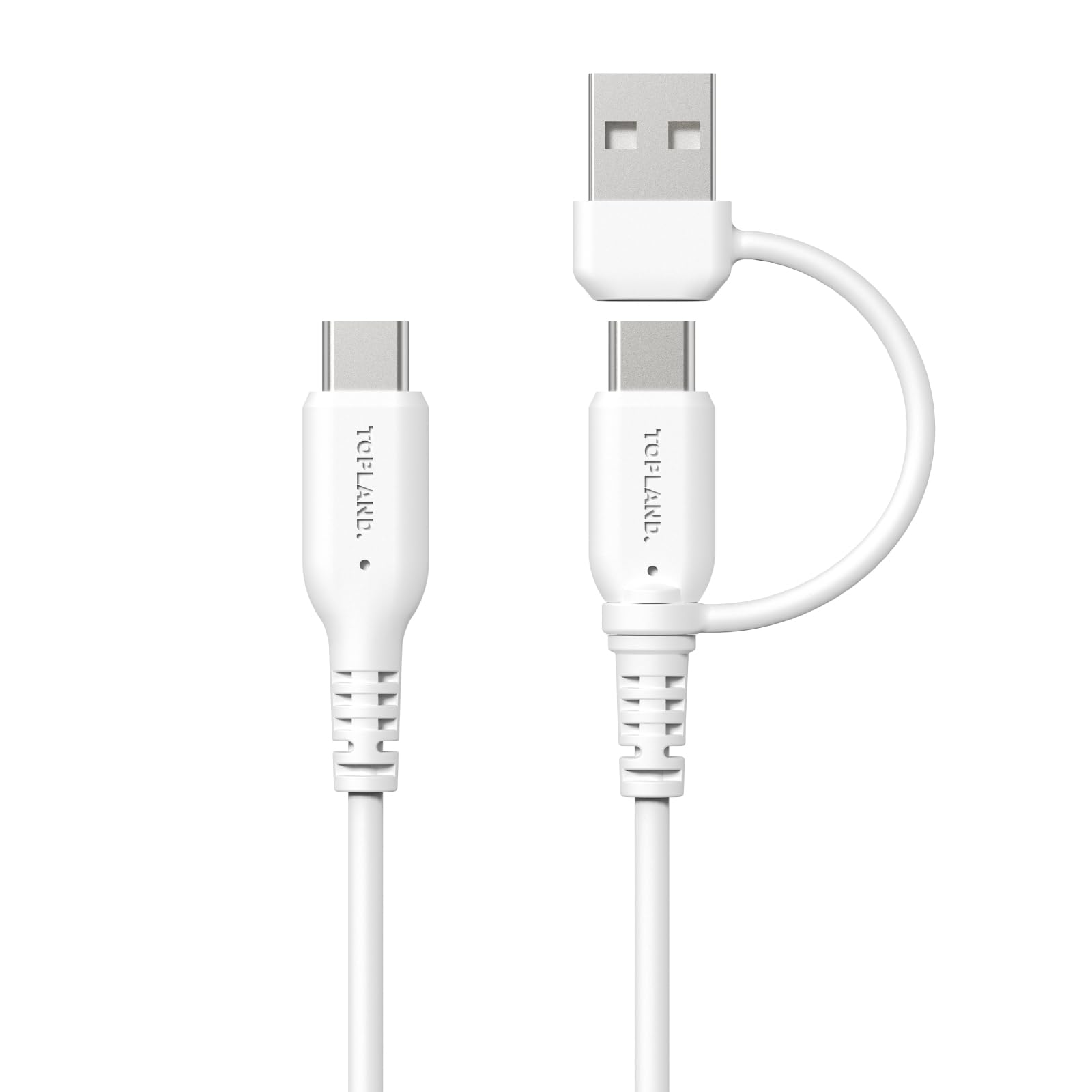 Amazon.co.jp: トップランド TOPLAND CtoC+CtoA USB 2WAYケーブル