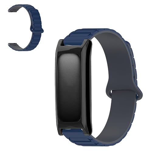 KONXISA �����o���h Google Fitbit Air �Ή� �o���h quick-release ���C�t ���_�炩���V���R���x���g �������� �y�ʁA���K�A�ϋv���A�h���� �h�� �j�����p �_�u���J���[ �X�^�C���b�V�� �r���v�x���g�i�u���[&�O���[�j