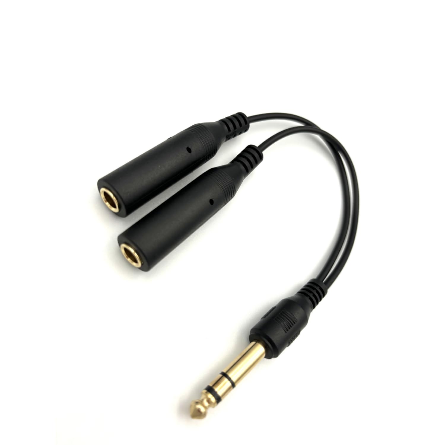 Qczhiwen 6.35mm 1/4 Inch Male Stereo to Dual 6.35mm 1/4 inch Female TS Stereo Breakout Cable - Image 2
