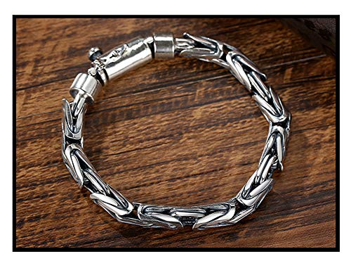 Pulsera de Pareja Retro de plata S925 con diseño dominante punk para el día a día