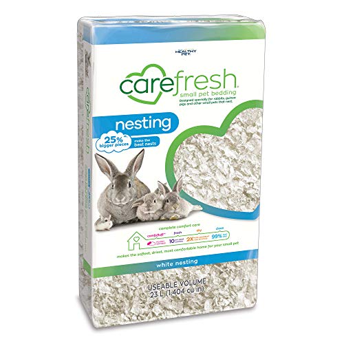 Image of carefresh Custom Rabbit /Guinea Pig Pet Bedding, 23 L, White