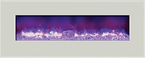 Miniatura 5 de Amantii WM-BI-48-5823-WHTGLS Chimenea eléctrica