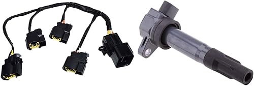 HOLCH Ignition Coil Cable Plug Wire Harness Compatible with Kia Rio Soul Ceed Cerato Ignition Coil Pack for Suzuki Swift SX4 Grand