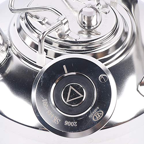 Miniatura 7 de Queeucaer Dktdong Barril De Limpieza De Cerveza De Acero Inoxidable De 10 L, Recipiente De Limpieza, Barril De Limpieza De Cerveza, Recipiente De Limpieza De 3 Cabezas Con Tapa, Se Puede Utilizar Para