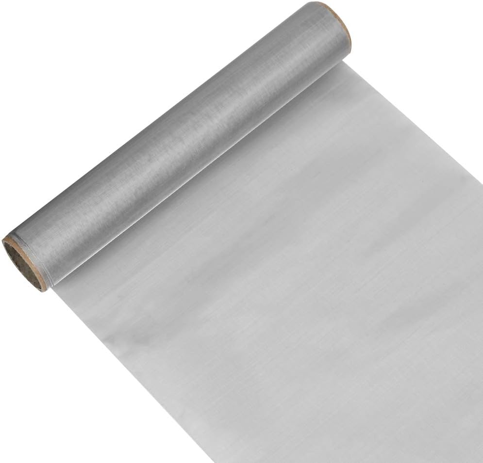 TIMESETL 304 Stainless Steel Woven Wire 200 Mesh - 30 X100CM Filter Screen Sheet Filtration Cloth