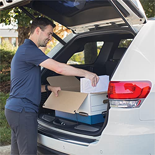 Bankers Box Liberty Heavy-Duty Storage Boxes, Fastfold, String And Button, Legal, Case Of 12 (00012) #TOP2