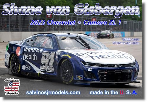 Kit de modelo de plástico 1:24 Salvinos JR Shane Van Gisbergen