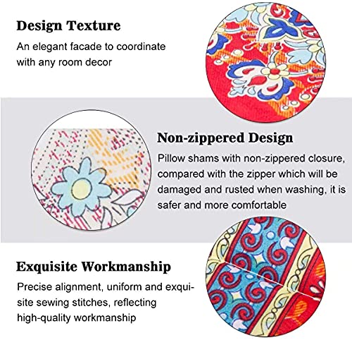 Shatex Comforter Twin/Twin Xl (90X68 Inch) 2 Piece All Season Bedding Warm Twin Comforter - Ultra Soft Polyester Bohemia Western Pattern - Orange Boho Bedding Comforters #TOP2