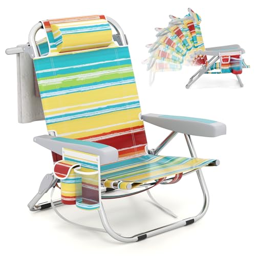 Giantex Foldable Backpack Beach Chair