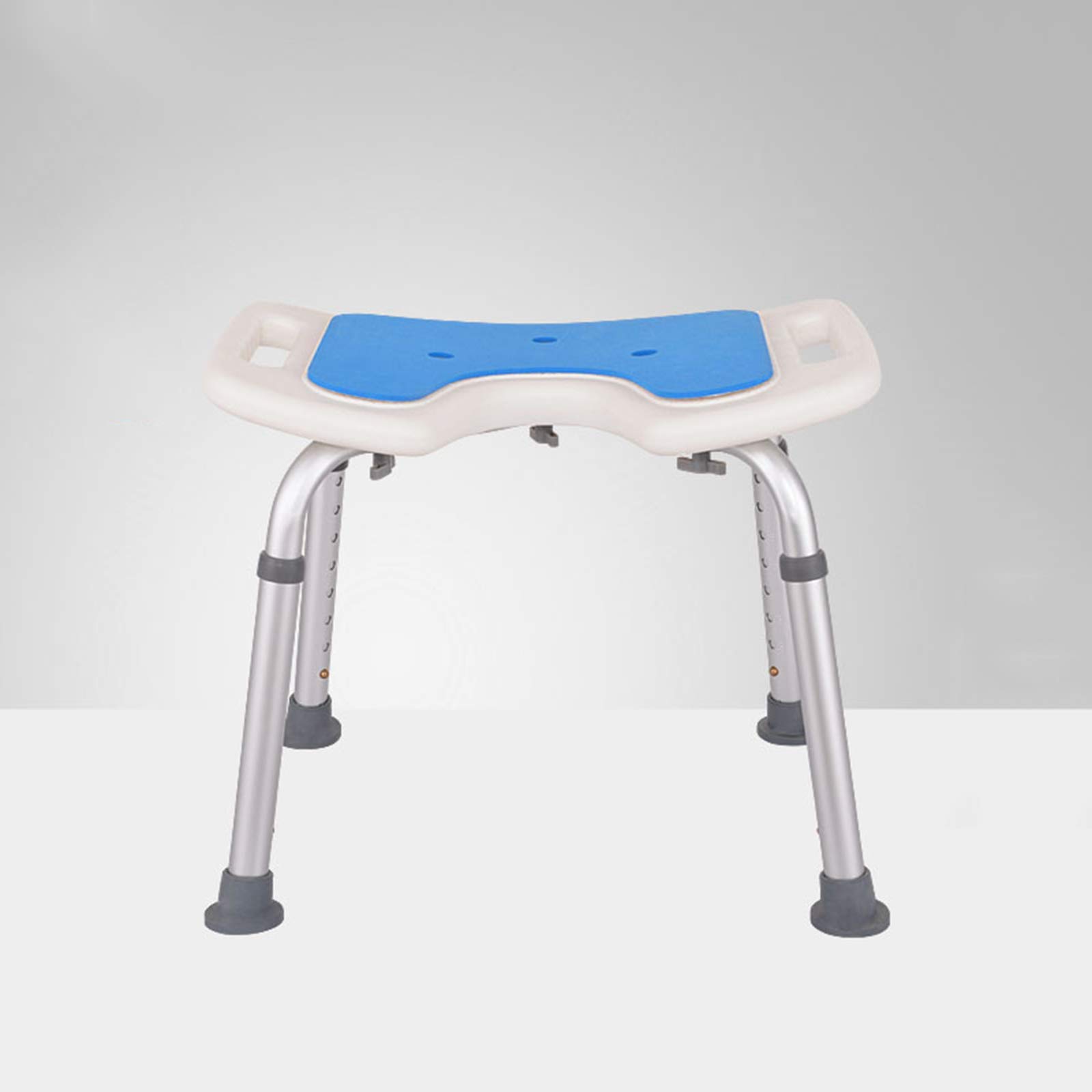 Chaise de douche pour personnes âgées robuste en aluminium avec embouts ventouses