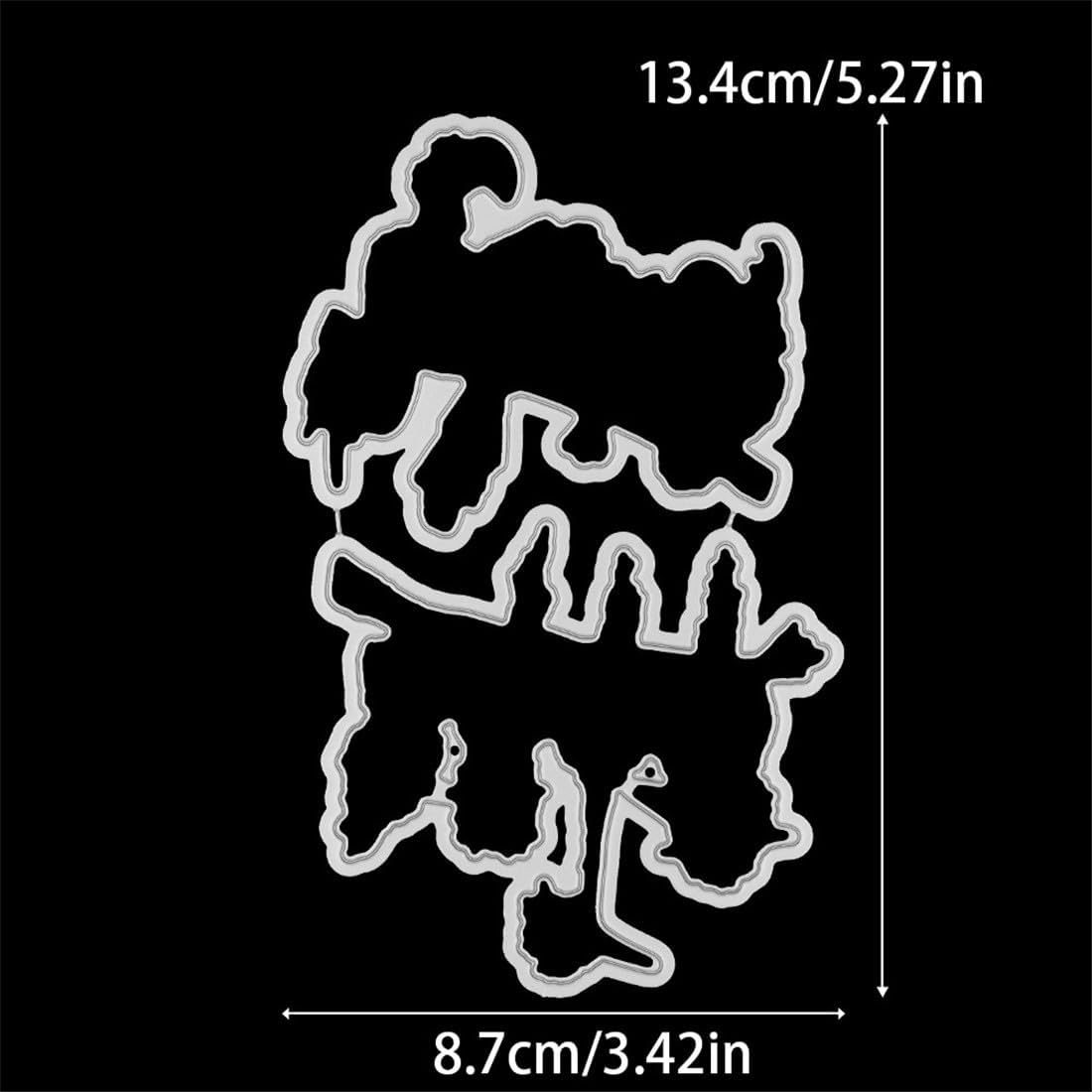 Funny Bird Branches Clear Stamps and Cutting Dies Sets for Card Making image 3