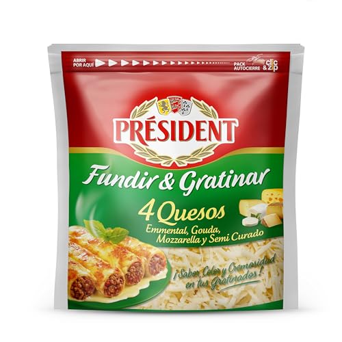 Président Queso Rallado 4 Quesos, 150g