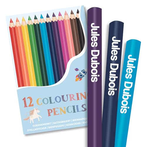 Crayons de couleurs personnalisables