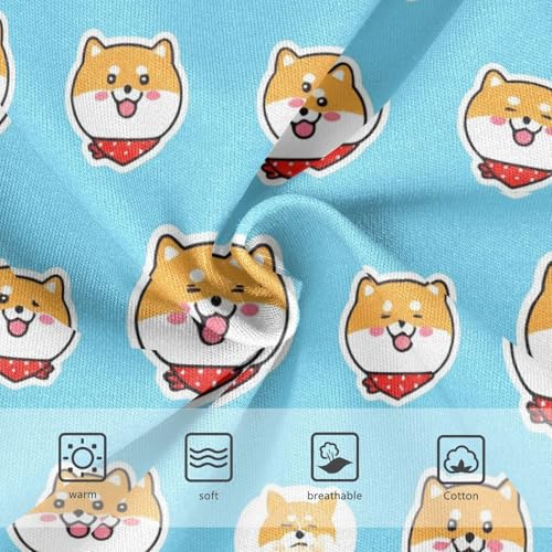 Joisal Cute Dog Faces Blue Girls Underwear Toddler 2t Cotton Panties for Girl Durable Kids Briefs Undies3