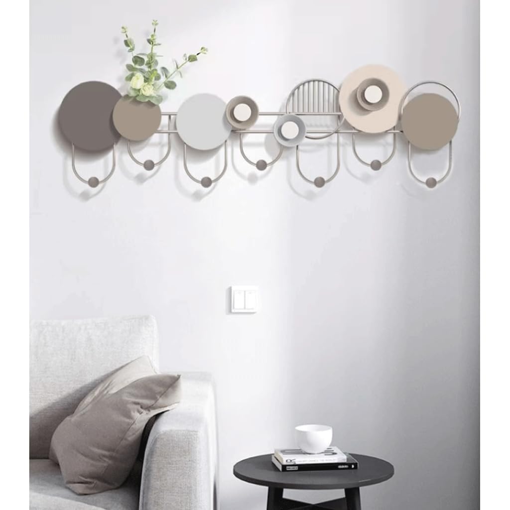 NOLLAM Attaccapanni Appendiabiti da Parete Moderno Semplice Gancio da Parete in Metallo Portachiavi Decorativo Ingresso Appendiabiti per Asciugamani Vestiti Cappello Camera da Letto Soggiorno Cucina