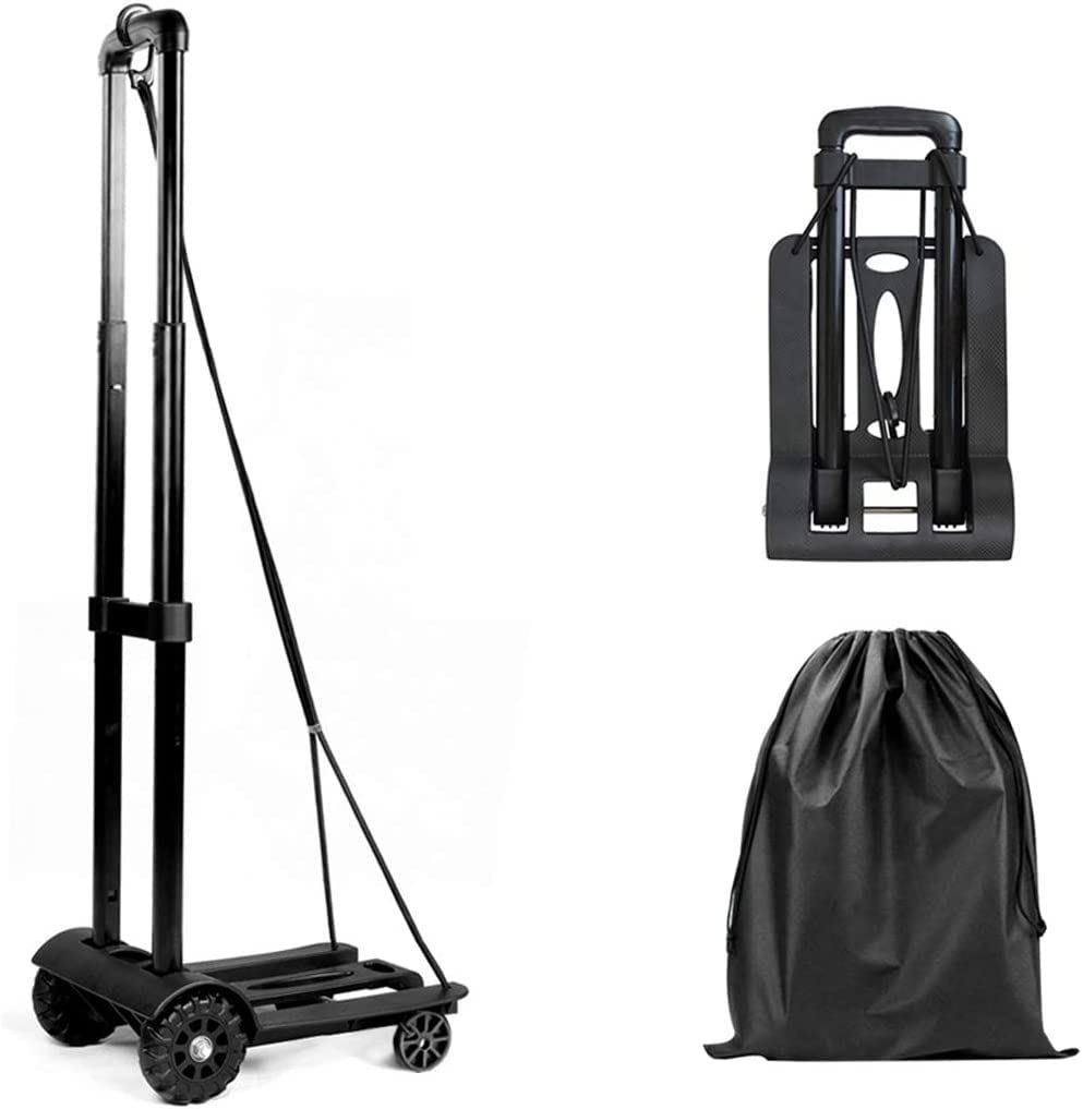 JXUFDHO - Carro De Mano Plegable Plegable Resistente, Plegable 2 En 1, Carro De Mano Plegable