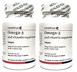 Butler-Schein Omega Tri-V Supplement for Medium Breeds 31-60 lbs, 60 Softgel Capsules, Pack of 2