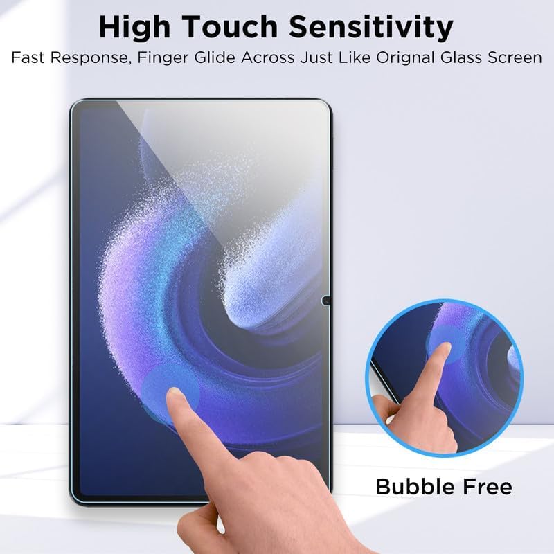 Image of Argus Tempered Glass Screen Protector for Xiaomi Mi Pad 6 / Pad 6 Pro 11 Inch, 9H Hardness, Anti-Scratch, Smudge Resistant, HD Clear, Bubble-Free Easy Installation Guard (1 Pack)