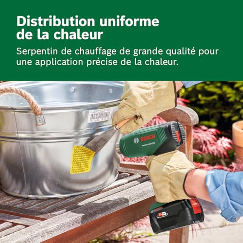 Décapeur thermique sans fil BOSCH EasyHeat 18V 500 18V 100 / 120 /min Sans batterie ni chargeur - vue 6