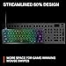 SteelSeries New Apex 9 Mini – HotSwap Optical Mini Keyboard – 60% Compact Design – Optical Switches – RGB Customization – Aluminum Alloy Frame – Double Shot PBT Keycap