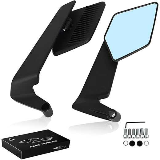 MOTO GENIUS Stealth Max Bar End Mirrors