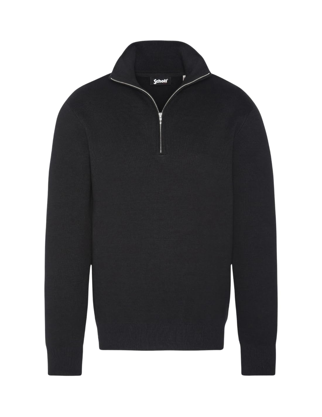 Schott NYC Men's Sweater, Black, XXL