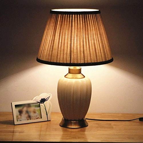Ceramiczne lampy stołowe, biurko, nowoczesna tkanina, do przedpokoju, salonu, biura, kreatywne łóżko, hotel