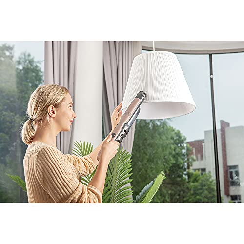 Black+Decker Dustbuster Slim DVC320BRG Aspirateur à Main sans Fil avec Moteur numérique Moderne 2 Niveaux d'aspiration, Station de Charge, suceur Plat et Brosse à Coussins Or Rose - Image 8