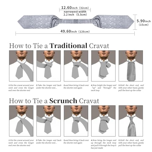 Image of DiBanGu Mens Silk Ascot Ties Paisley Jacquard Woven Cravat and Pocket Square Cufflinks with Lapel Pin for Business Wedding