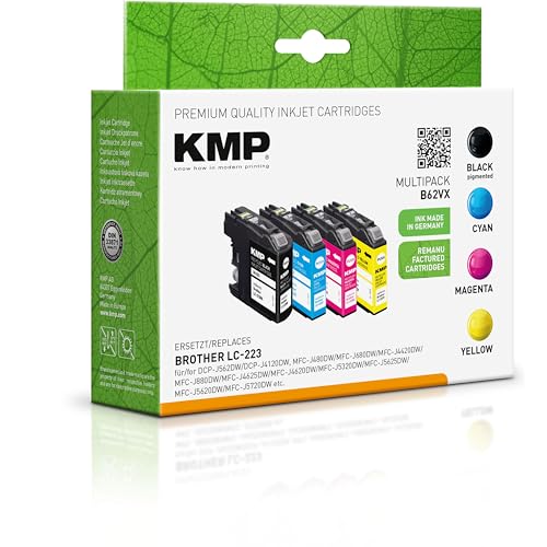 KMP B62VX Cartouche d'encre 4 pièce(s) Compatible Noir, Cyan, Magenta, Jaune