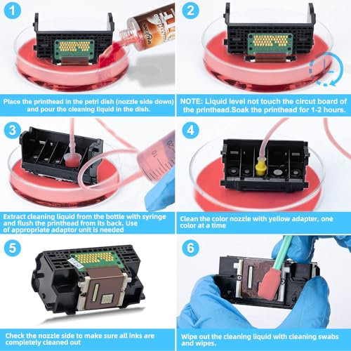 Spaceink Solução de limpeza DTF de 150 ml para impressora de tinta Epson L805 XP15000 L1800 8550 R13