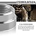 4PCS M18x1.5 Car Sensor Bung,304 Stainless Steel Automotive Sensor Bung with Stepped Design for Automotive Exhaust Pipes,Welded Car Sensors Bungs Vehicle Accessories