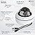 HD 1080P 360 Degree Dome Surveillance Cameras Indoor Outdoor 4 in 1 (TVI/AHD/CVI/CVBS BNC Analog System) 1.44mm Fisheye CCTV View Round Wide Angle Security Camera Coax