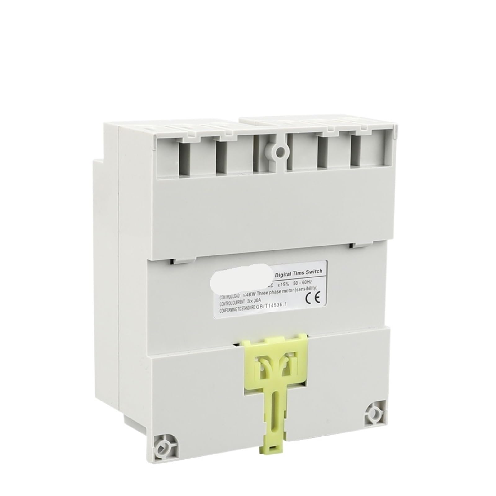 1 Interruptor horario Digital trifásico de 25 A y 380 V con 16 ciclos de Encendido/Apagado Diarios y un Rango de Ajuste de 1 Minuto a 168 Horas.
