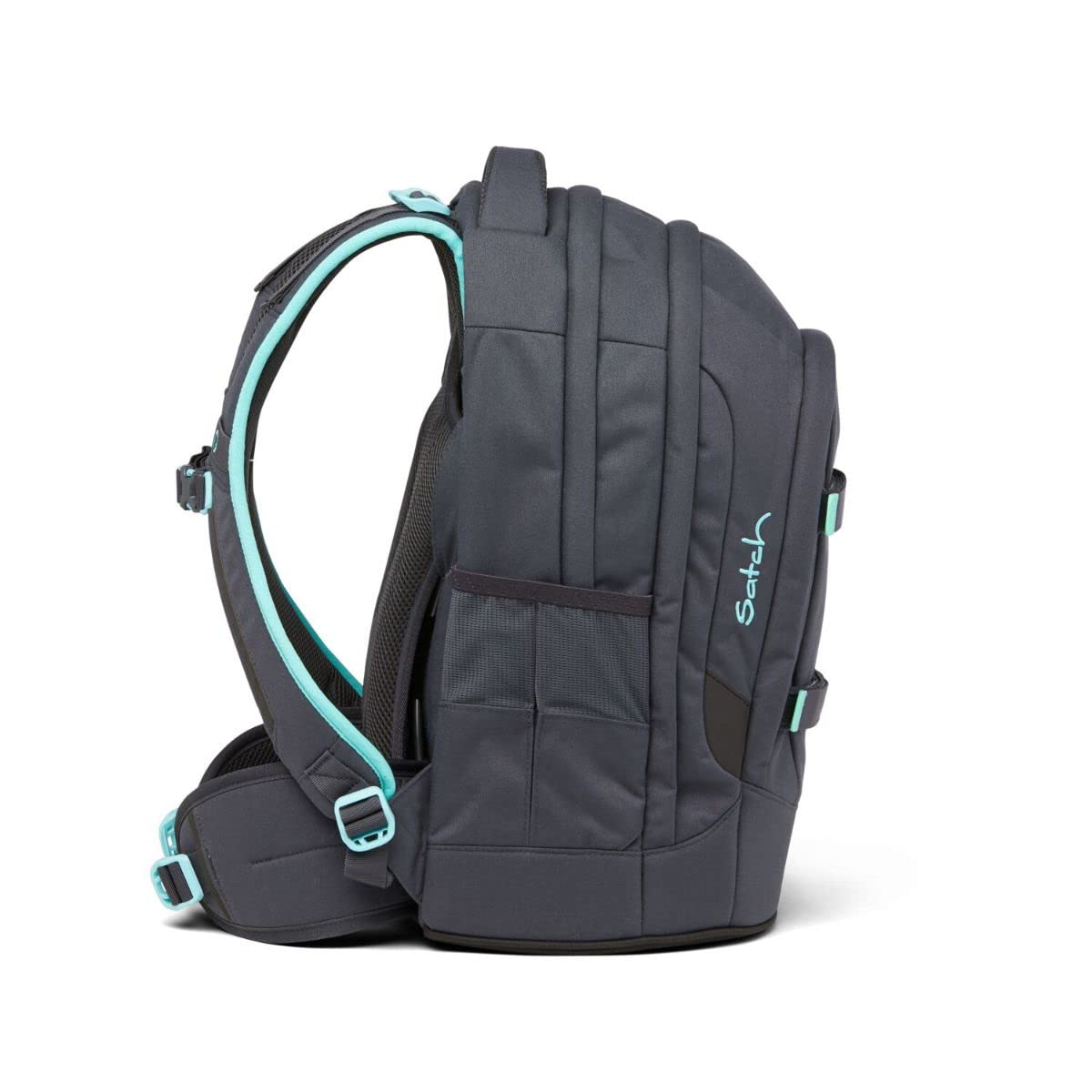 Satch Pack Schulrucksack Set 2tlg. mit Schlamperbox (Mint Phantom)