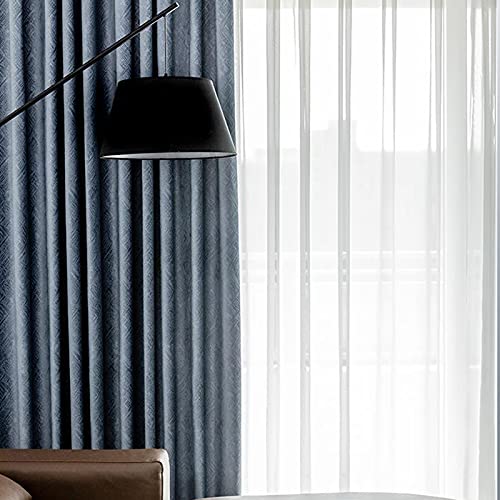 Retro Velvet Blackout Curtain Thermal Insulated Texture Opaque Curtains Pencil Pleat 2 Panels for Bedroom Livingroom,W100xL250cm - Image 3