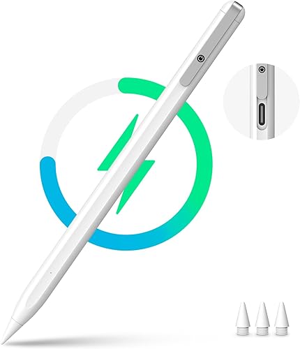 Miniatura 9 de Lápiz óptico para iPad lápiz, alternativa al Apple Pencil USB-C, carga rápida de 13 minutos para lápiz Apple Pencil de 10 generación, compatible con