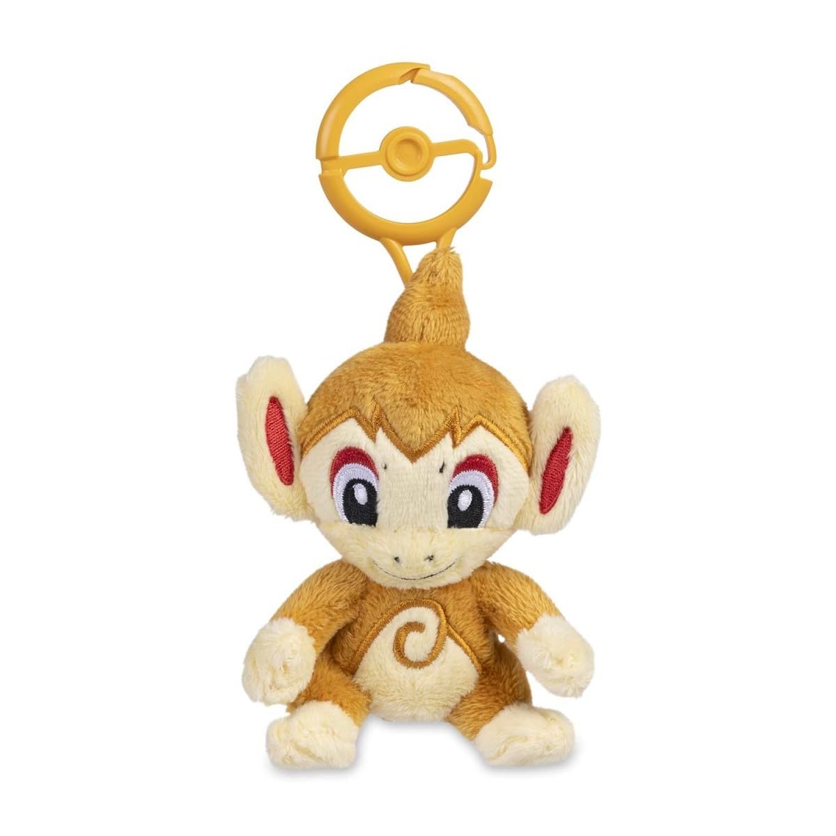 Pokémon Center: Chimchar Adventure Partners Plüsch-Schlüsselanhänger, Mehrfarbig, Small