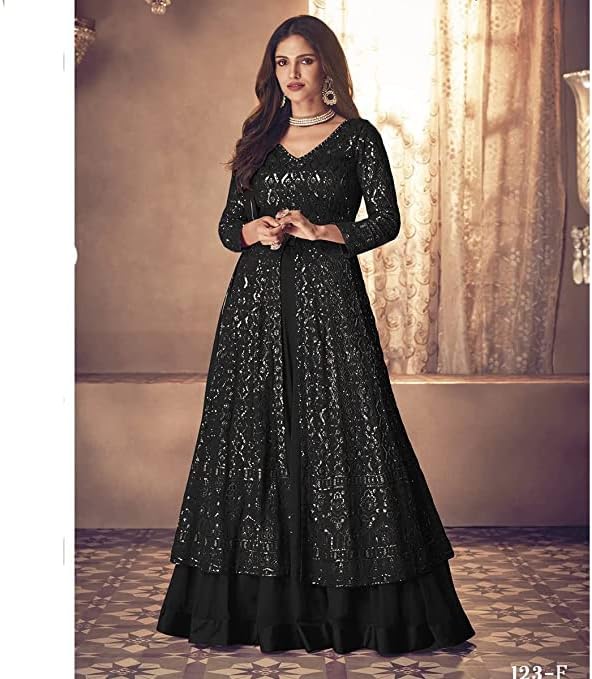 Ready to Wear Indian Pakistani Designer Salwar Suit Eid Party Wear Salwar Kameez Georgette Anarkali Suit for Women